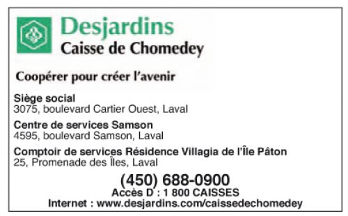 Desjardins - Caisse de Chomedey à Laval